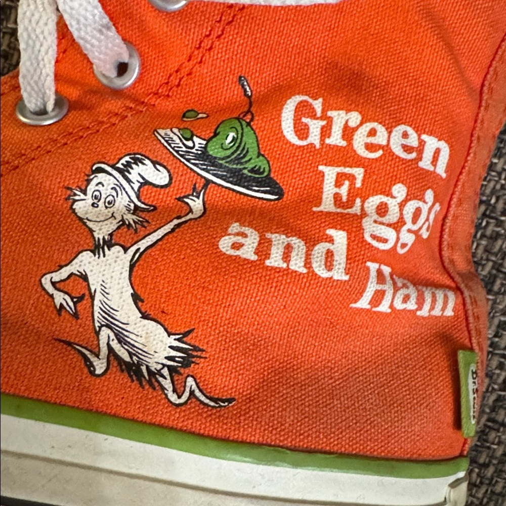Dr Seuss Green Eggs and Ham Converse - Picture 3 of 12